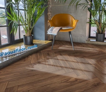 Кварцвиниловый ламинат AquaFloor Parquet Plus AF6023PQ 